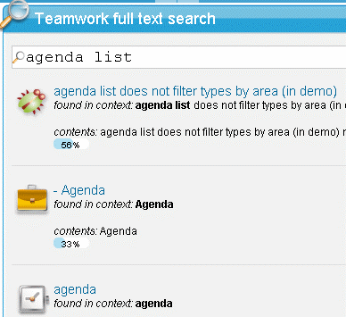 Search results ranked.