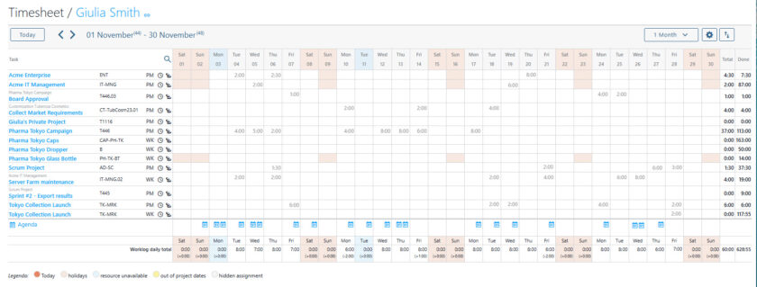 Timesheet